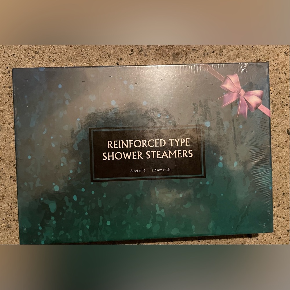 Reinforced Type Shower Steamers - Teal/Black Packaging New and Sealed Packaging